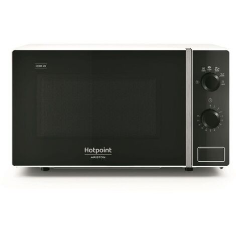 Micro-ondes posable Hotpoint MWHA101W 20 L 700 W Blanc plateau 24,5 cm