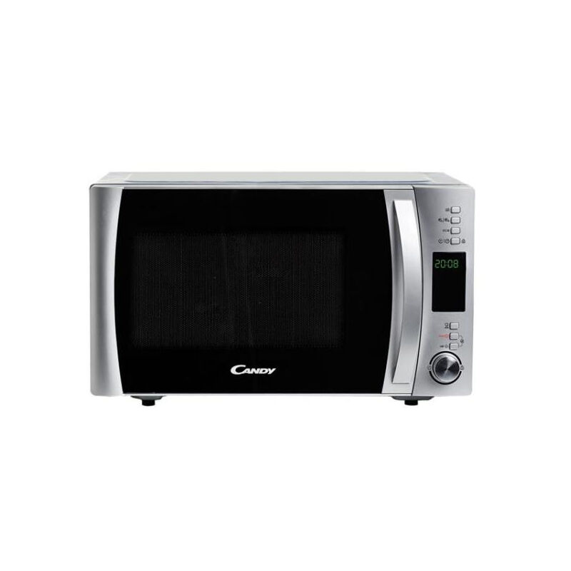 Micro-ondes Candy Essenza CMXW30DS 900W 30L Digital Argent - Fonction Décongélation - 5 Niveaux de Puissance - 10 Menus Auto