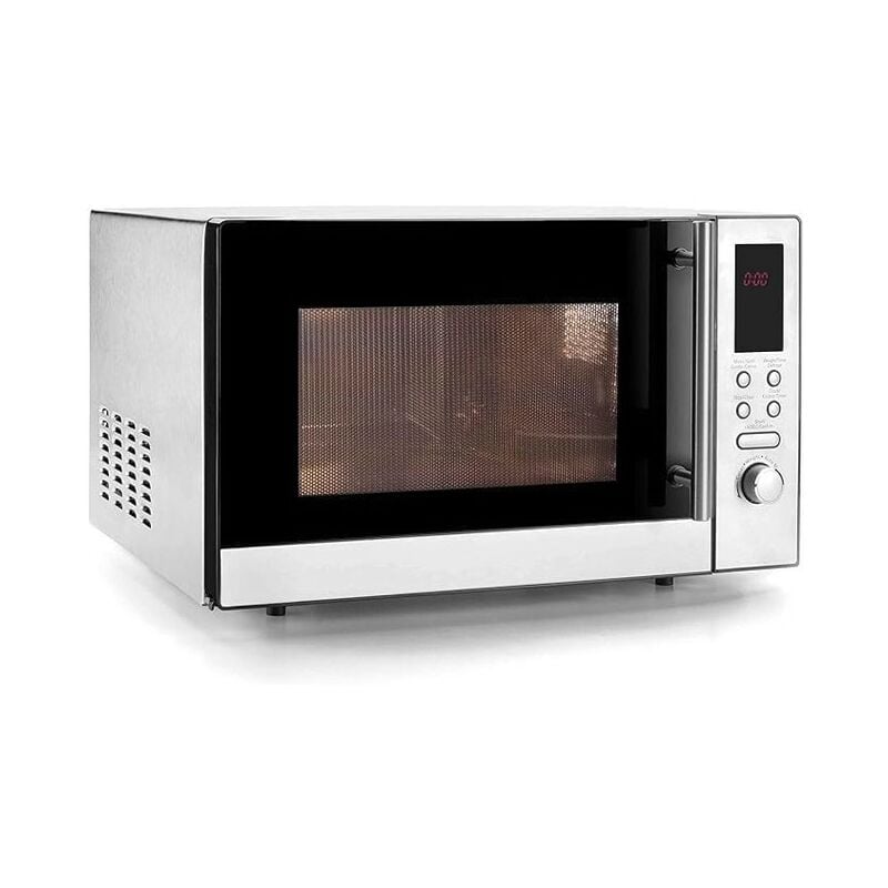 Suinga - Micro-ondes professionnel avec plateau tournant, argent, 23 litres, 800 w