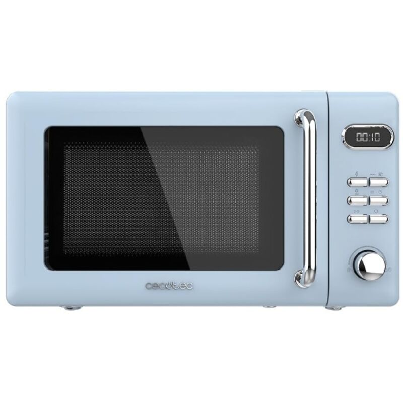 Cecotec - Micro-ondes de 20 l avec grill ProClean 5110 Retro Blue