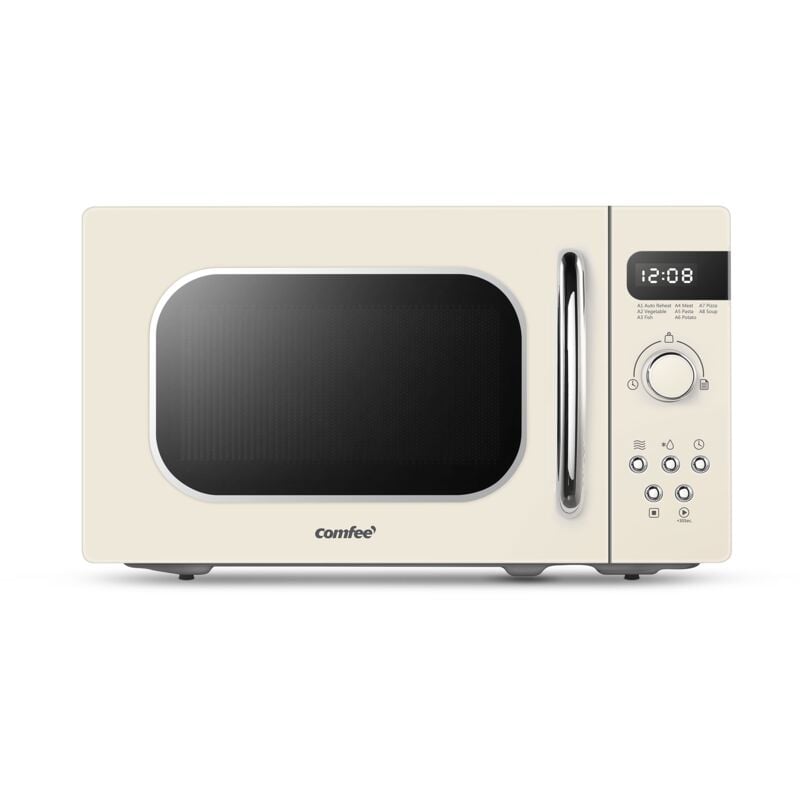 Comfee - Micro-ondes rétro de 20L cmsro 20 di cr - 800W - Beige