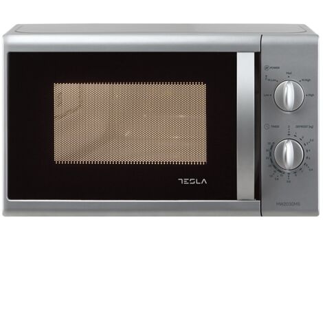 Micro-ondes solo 20l 700w silver - Tesla - MW2030MS