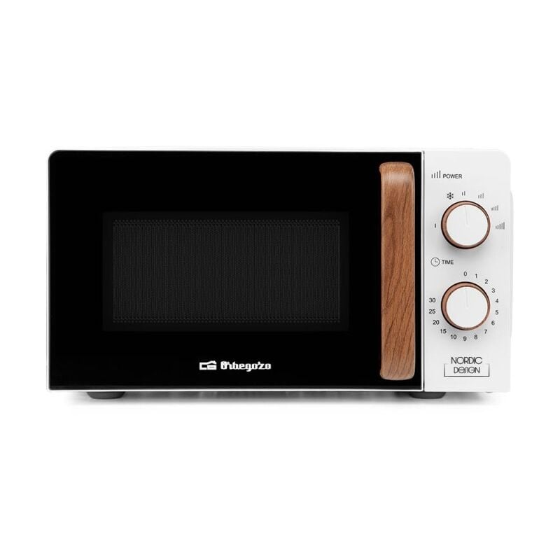 Micro-ondes Suinga d'une capacité de 20 litres, 6 niveaux, minuterie jusqu'à 30 minutes, puissance 700W, blanche