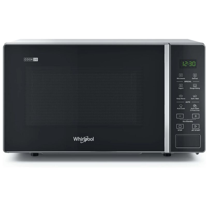 WHIRLPOOL Micro-ondes posable  Solo MWP201SB 700 W Noir et Argent 