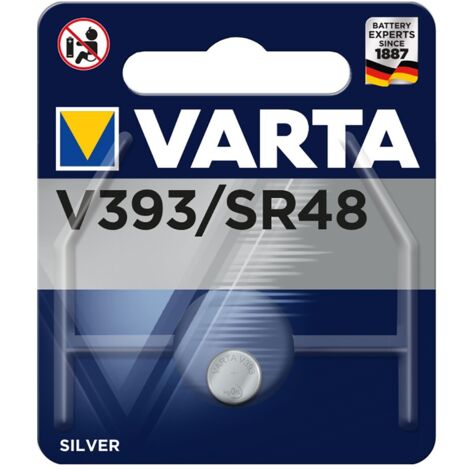 Micro Pile Bottone Varta Silver Sr48 - V393 1,55V (confezione da 1 unità) ø7,9x5,4mm