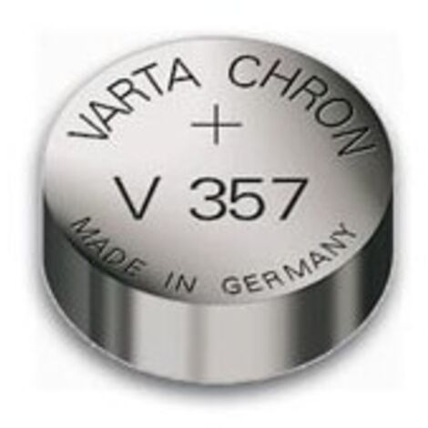 Micro Pile Bouton  Varta Sr44 - V357 Silver 1,55v (EMBALLAGE 1 Unit)  Ø11,6x5,4mm