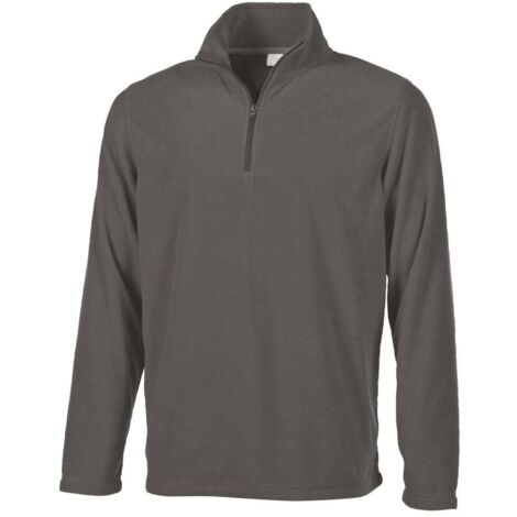 Micro polaire de travail col zippé Nordic Pen duick Gris Foncé