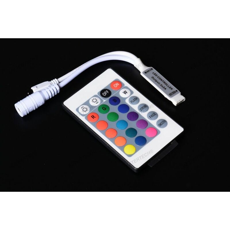 Image of Aftertech - micro rgb centralina circuito con telecomando per strisce strip led profilo B6E6