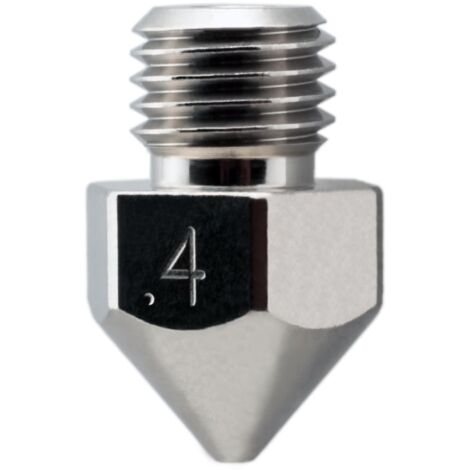 Micro Swiss placcato ugello resistente all'usura per Creality CR-10S Pro/CR-10 MAX originale hotend SOLO (filettatura M6x.75mm) .4mm