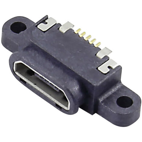 Micro USB B Einbaubuchse Buchse, Einbau horizontal Micro USB B Einbaubuchse, wasserdicht 207G-BD00