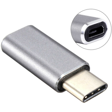 Micro USB zu USB Typ C 3.1 Adapter 2A schnellladefähig, Datenübertragung für Archos Alpha+ Sense 55DC, Asus ZenFone 3 Max (ZC553KL) ZenFone 4 Pro Zoom S, BQ Aquaris X X Pro