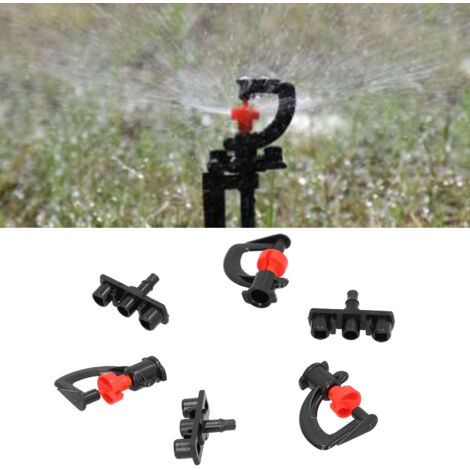 Microaspersores colgantes tipo G Juego de 20 ABS Riego, pulverización Juego para invernadero y jardín