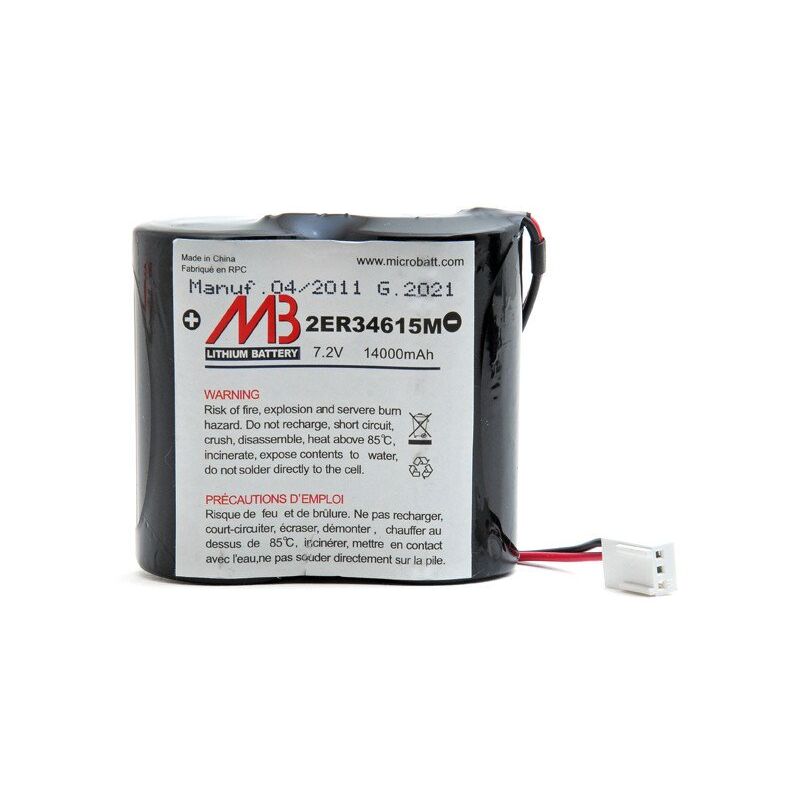 

Batería sistema de alarma BATLI02 7.2V 14Ah MB - Microbatt