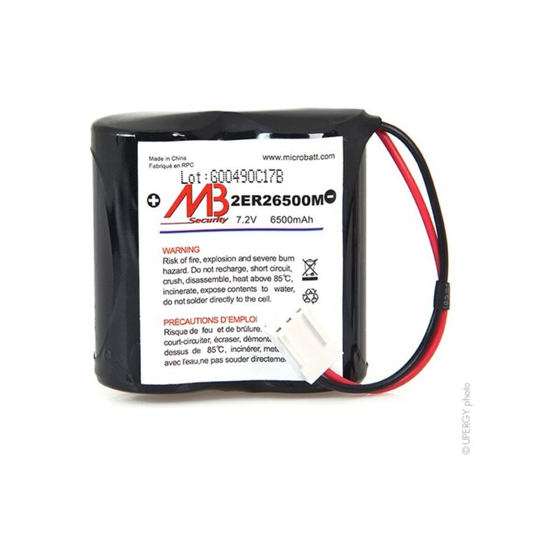 

Batería sistema de alarma BATLI06 MB 7.2V 6.5Ah - Microbatt