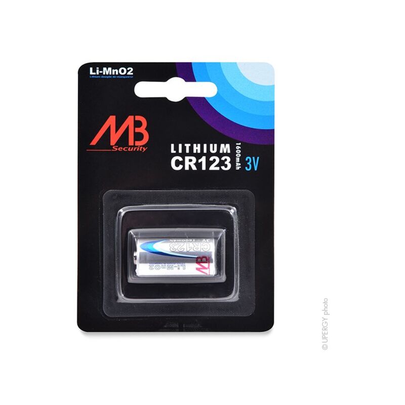 

Pila litio blister CR123 3V 1600mAh - Microbatt