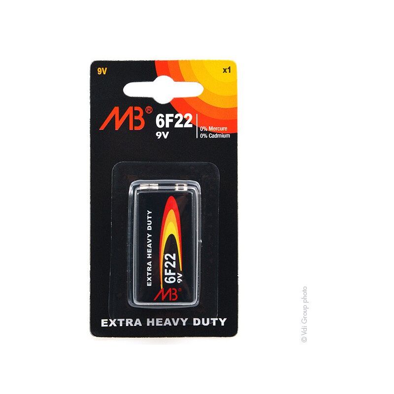 

Pila salina blister 6F22 9V 310mAh MB - Microbatt