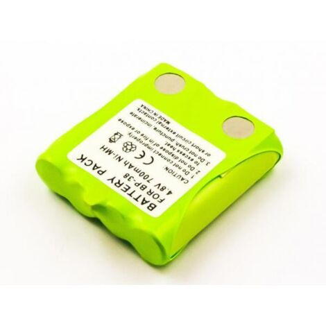 MicroBattery MBTW0008 Batteria ricaricabile all'idruro metallico di nichel 700mAh 4,8V - Batteria ricaricabile (700 mAh, 3,4 Wh, idruro metallico di nichel (NiMH), 4,8 V, 1 pezzo/i)