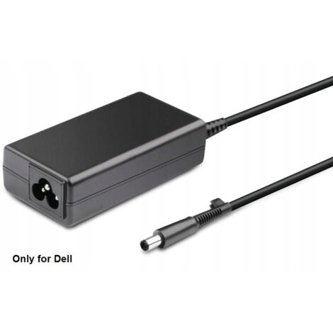 MicroBattery MBXDE-AC0003 Indoor Power Adapter und Inverter 65 W Schwarz - Stromversorgung (Laptop, Indoor, 65 W, 19,5 V, Schwarz, 3,34 A)