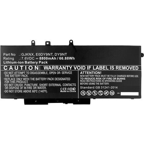 MicroBattery MBXDE-BA0145 - Batterie/Pile - DELL - Latitude 14 5491 15 5591 5280 5290 5480 5490 5495 5580 5590 - Precision 3520 3530