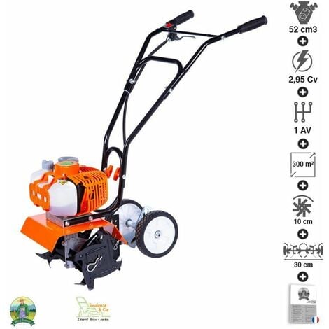 Microbineuse thermique 52 cm3 2,95 cv travail 30 cm Fermier GF-2099