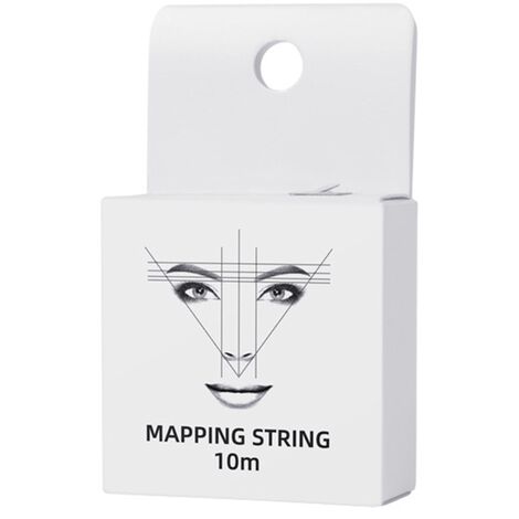 Microblading cartographie pré-encre pour tatouage de sourcils, 10 mètres, 1 pièce, outil de maquillage C1FF,White