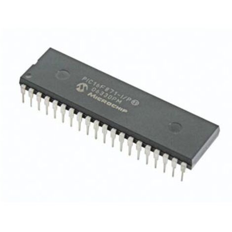 Microchip PIC16F871-I/P 40Pin 8-bit Cmos Flash Mikrocontroller, mehrfarbig