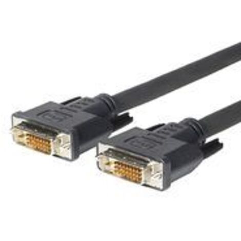 MicroConnect 10m DVI-D M/M - DVI-Kabel (DVI-D, DVI-D, DVI-D, DVI-D, Stecker, vergoldet, schwarz)