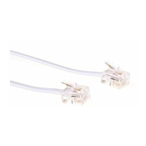 Microconnect 1m RJ11-RJ11 - Câble téléphonique terrestre (RJ11, RJ11)