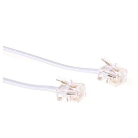 Microconnect 1m RJ11-RJ11 - Câble téléphonique terrestre (RJ11, RJ11)