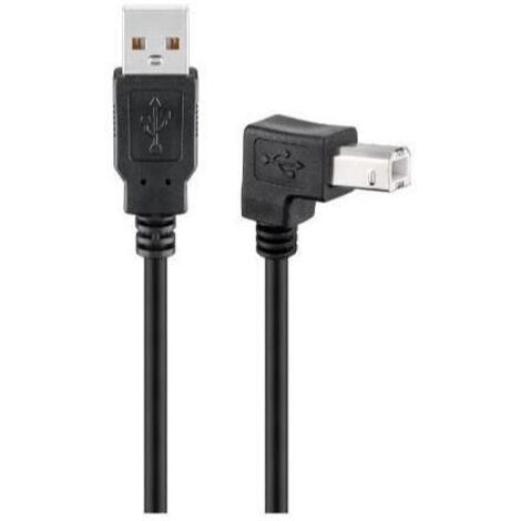 Microconnect 2m USB2.0 A-B - USB Cavo (2m, USB A, USB B, 2.0, connettore maschio/maschio, nero)