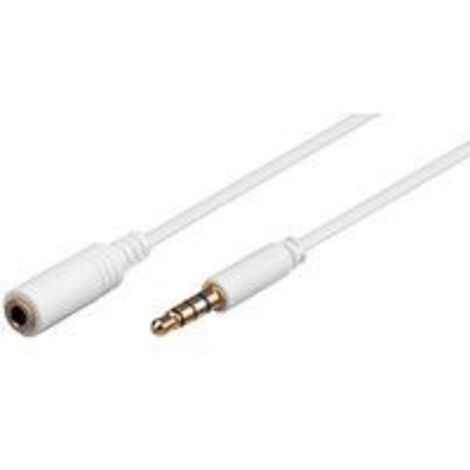 Microconnect 3,5mm - 3,5mm, 5,0m Audiokabel 5 m White - Audiokabel (5,0m, 3,5mm, 3,5mm, 3,5mm, 5 m, Weiß)