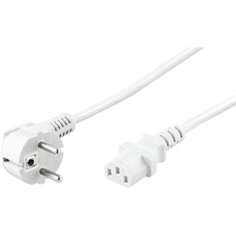 Microconnect 3m IEC 320 - Kabel (3 m, Stecker/Buchse, weiß)