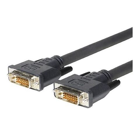 Microconnect 5m DVI-D m/m Cable DVI Black - DVI Cables (5m, DVI-D, DVI-D, DVI-D, Male, Male, Black)