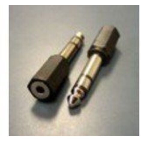 Microconnect 6,3mm/3,5mm M/F 3,5mm Nero - Adattatore per cavo (6,3mm, 3,5mm, connettore maschio/connettore femmina, Nero)