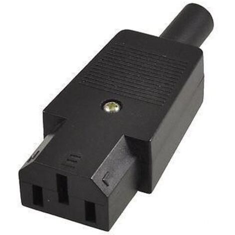 Microconnect C13PLUG adaptateur of electrical plug C13 Black
