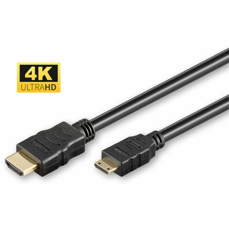 MicroConnect Câble HDMI 2.0 A-C, 3m Câble HDMI Type A (Standard) HDMI Type C (Mini) Noir