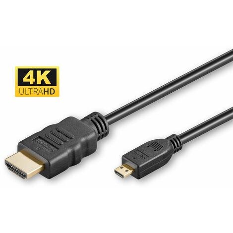 MicroConnect Câble HDMI 2.0 A-D, câble HDMI 3m HDMI Type D [Micro] Type HDMI