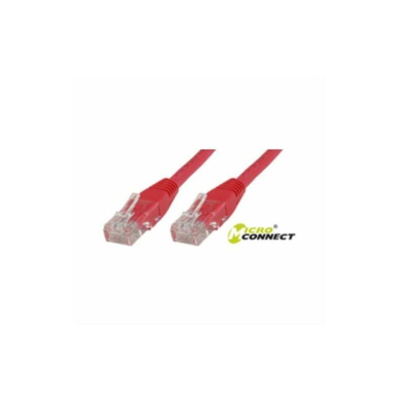 

Cat6 UTP 3m - Cable de red (Cat6, Rojo) - Microconnect