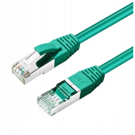 MicroConnect CAT6A S/FTP 15m Verde LSZH