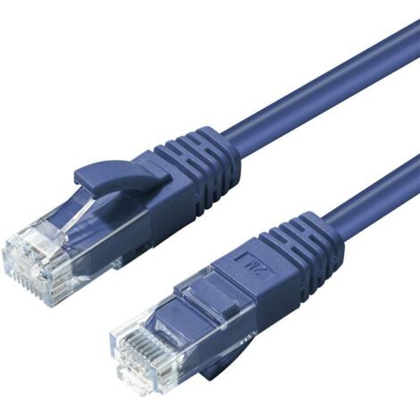 MicroConnect CAT6A UTP 7,5 m Blu LSZH