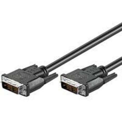 Microconnect Cavo DVI-D M/M DVI 1m Nero - Cavi DVI (1 m, DVI-D, DVI-D, Nero, Connettore maschio/connettore maschio)