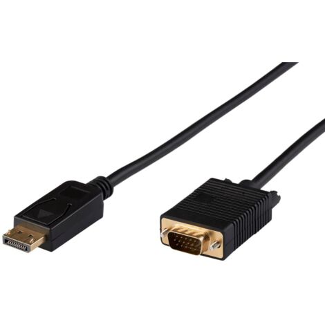 MicroConnect DP-VGA-MM-050 - 0,5 m - DisplayPort - VGA (D-Sub) - Mâle - Mâle - Or