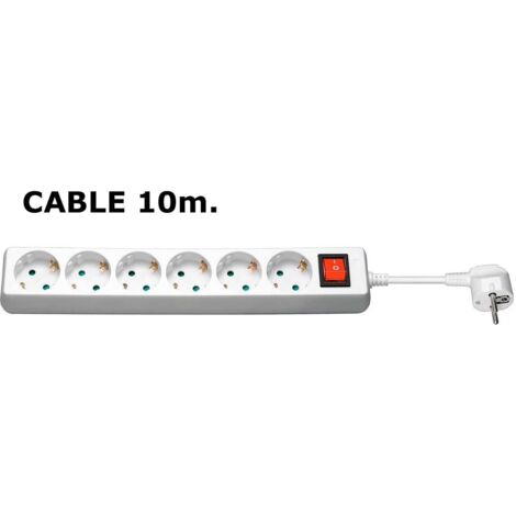 Microconnect GRU00610W prolunga elettrica bianca 10 metri
