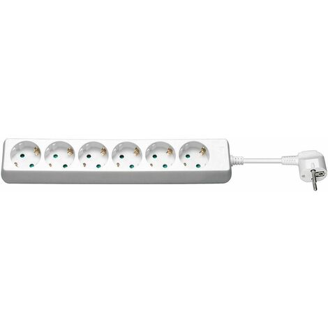 Microconnect GRU00615W base múltiple 1,5 m 6 salidas AC Blanco