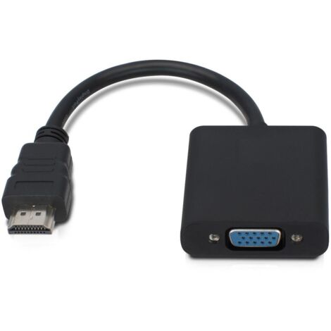 MicroConnect HDMI - VGA M/F Noir