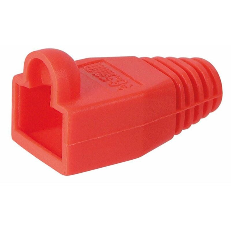 Stiefel RJ-45 Stecker Rot - Kabelzubehör (Rot) - Microconnect