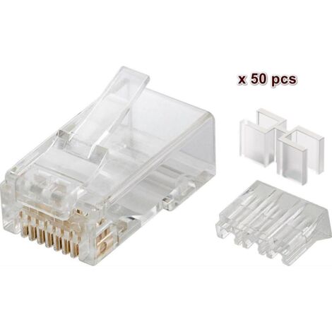Microconnect KON505-50 - Connecteur (RJ45, translucide, 50 pièce(s))