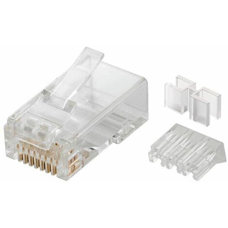 Microconnect KON511-10 - Connecteur (RJ45, transparent, 10 pièce(s))