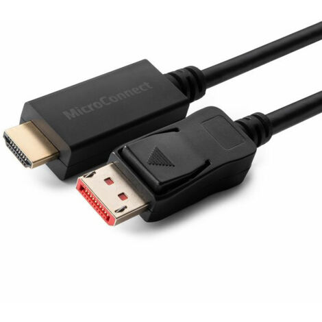 MicroConnect MC-DP-HDMI-0504K adaptateur de câble vidéo 0,5 m DisplayPort Noir
