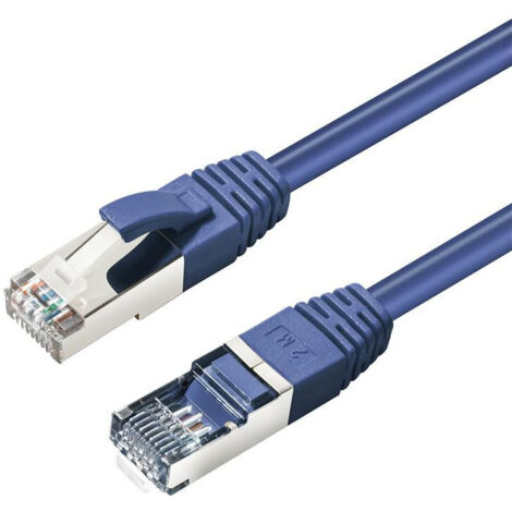 MicroConnect MC-SFTP6A0025B Câble réseau Cat6a U/UTP [UTP] bleu de 0,25 m